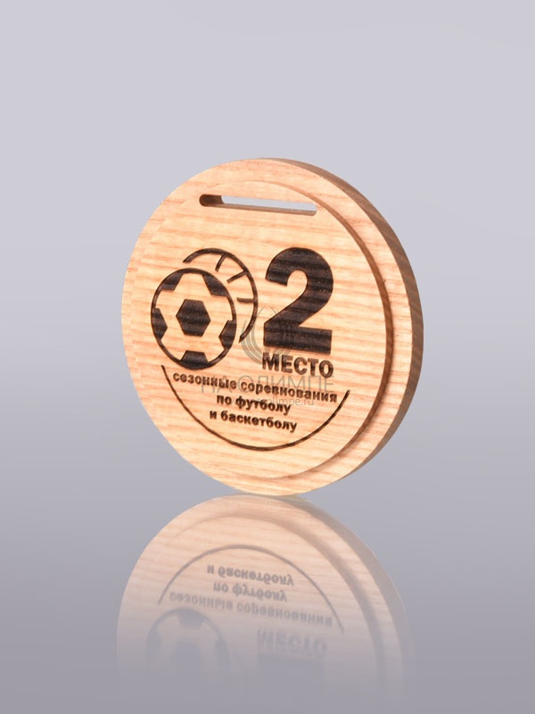 Медаль М1 с гравировкой, цвет декора без декора