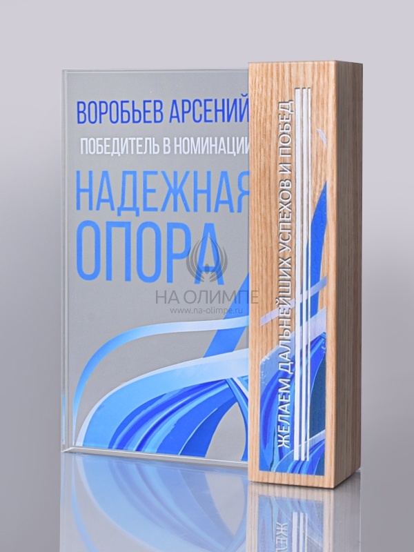 Трофей "Лермонтов" 100-1, цвет декора без декора