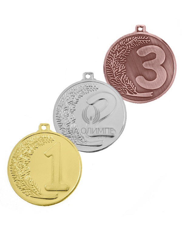 Комплект медалей MD23 (3 медали), цвет золото серебро бронза