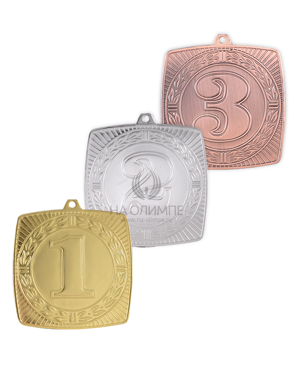 Комплект медалей MD33 (3 медали), цвет золото серебро бронза