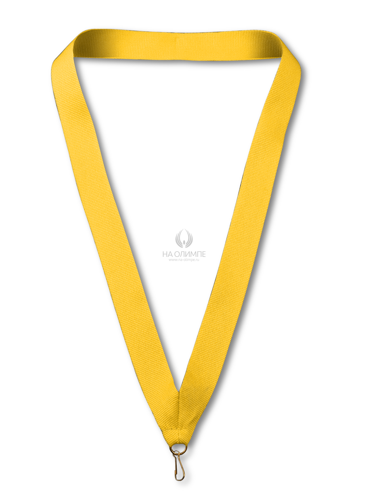 Лента для медали желтая 22мм, ширина ленты 22 мм