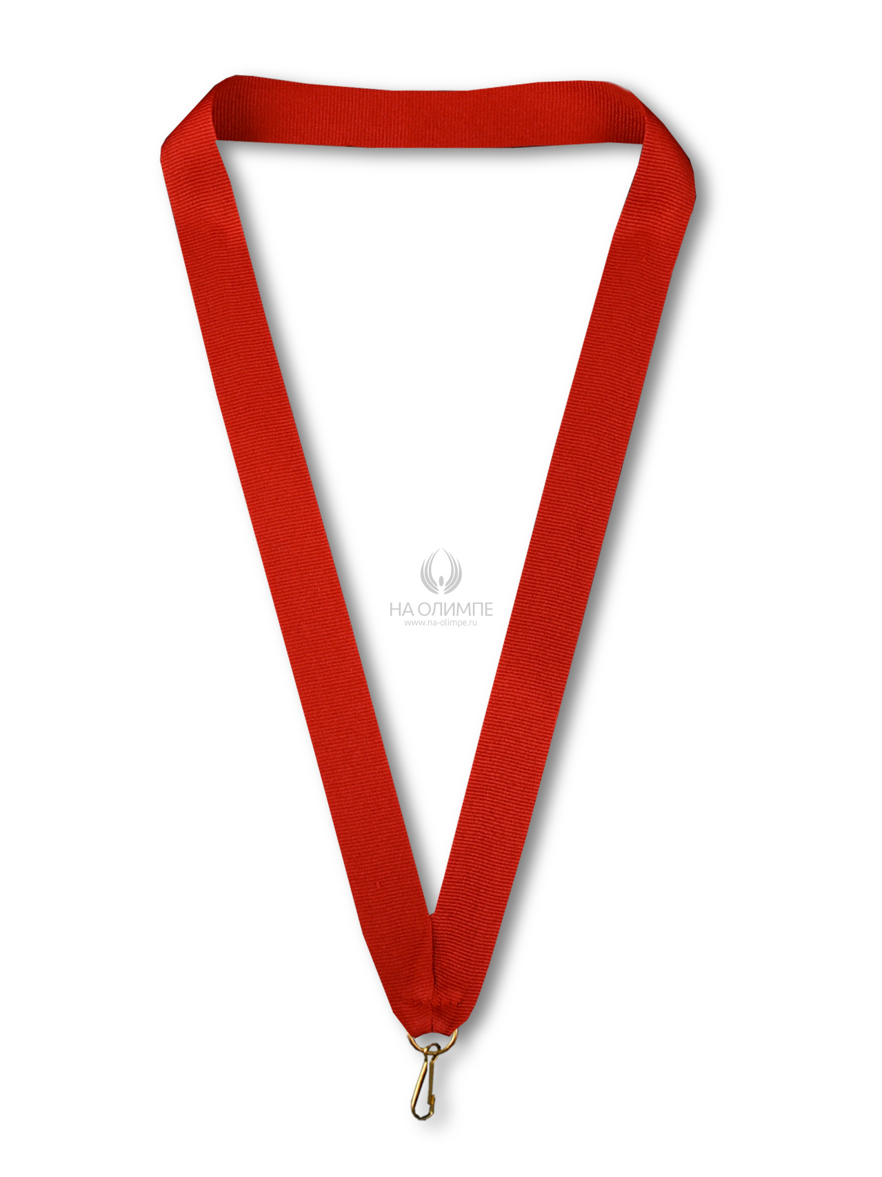 Лента для медали красная R 11мм, ширина ленты 11 мм